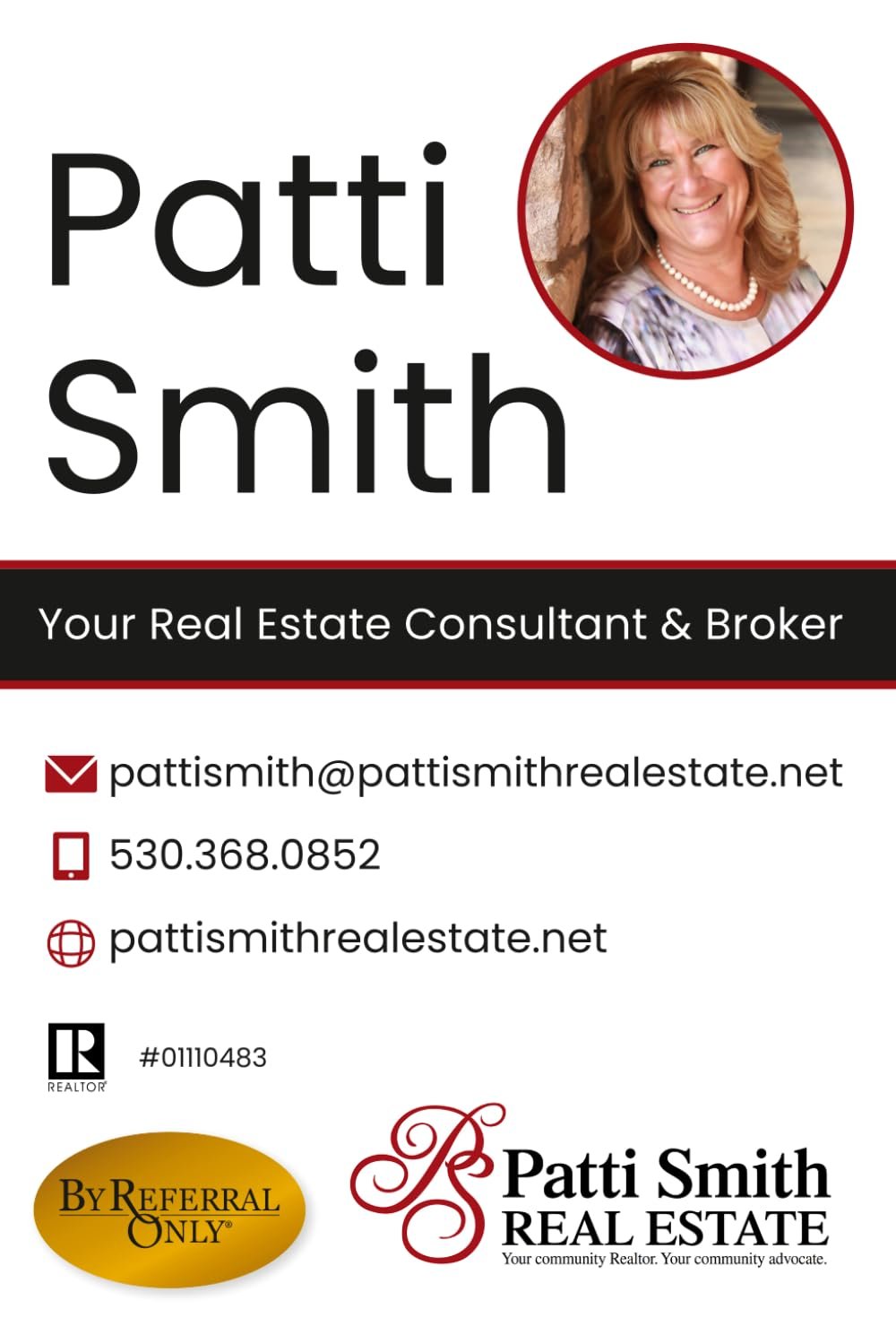 Your Real Estate Consultant & Broker by Patti Smith, book cover